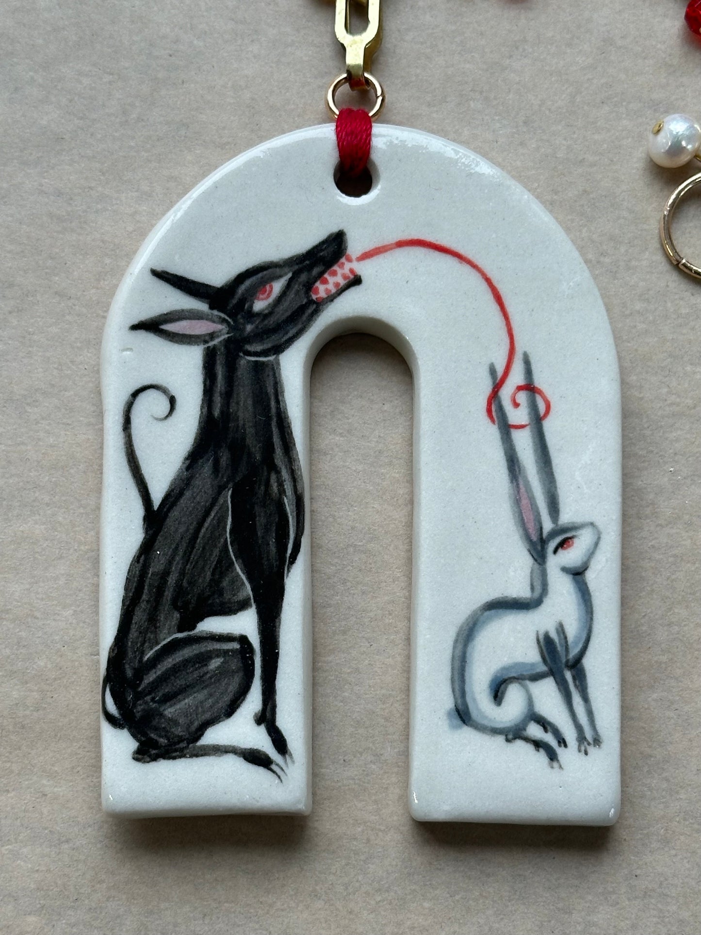 The Lick - Ceramic Wall Charm