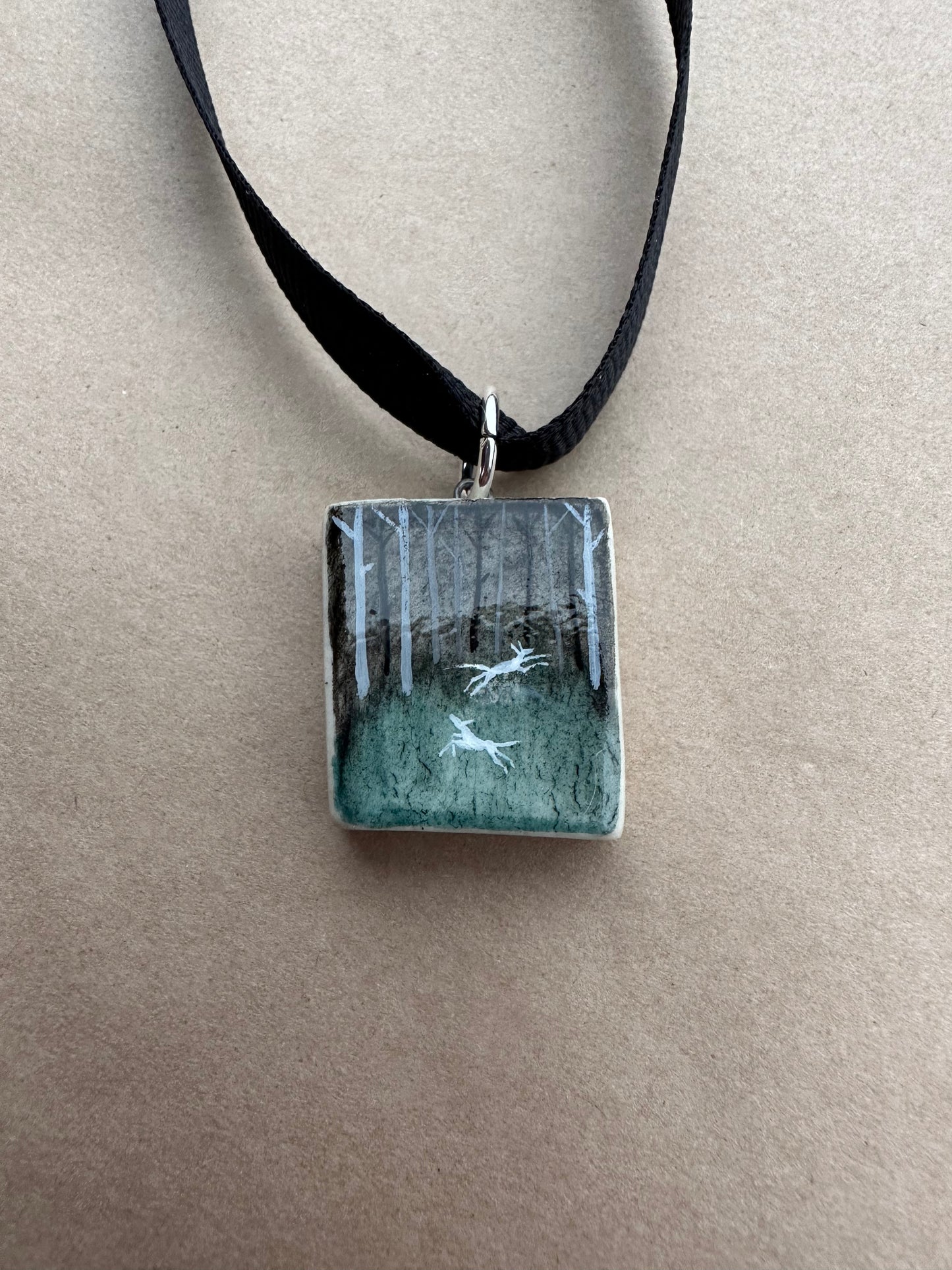 White Wolves - Pendant