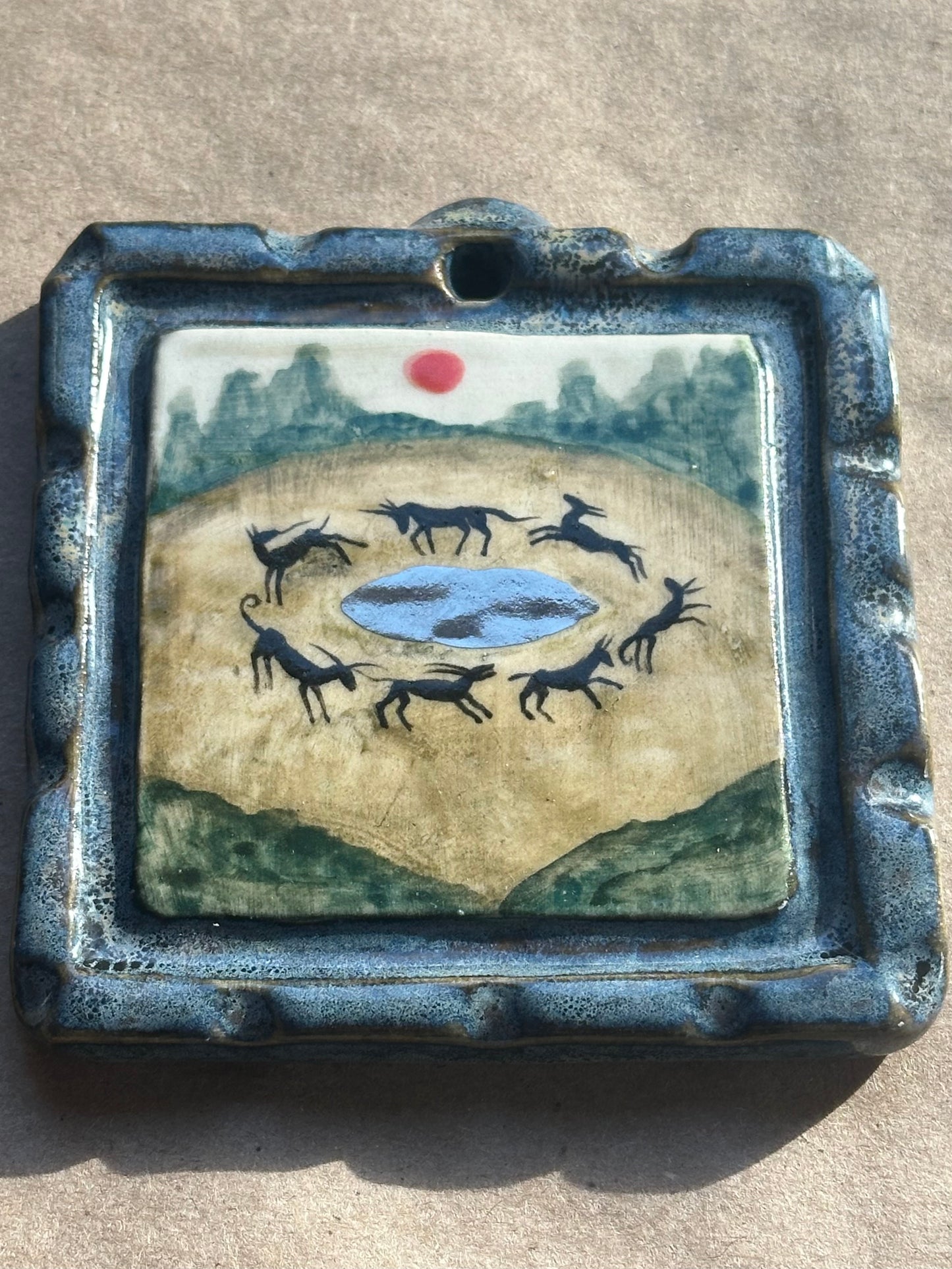 Carousel of the Realm - Ceramic Painting