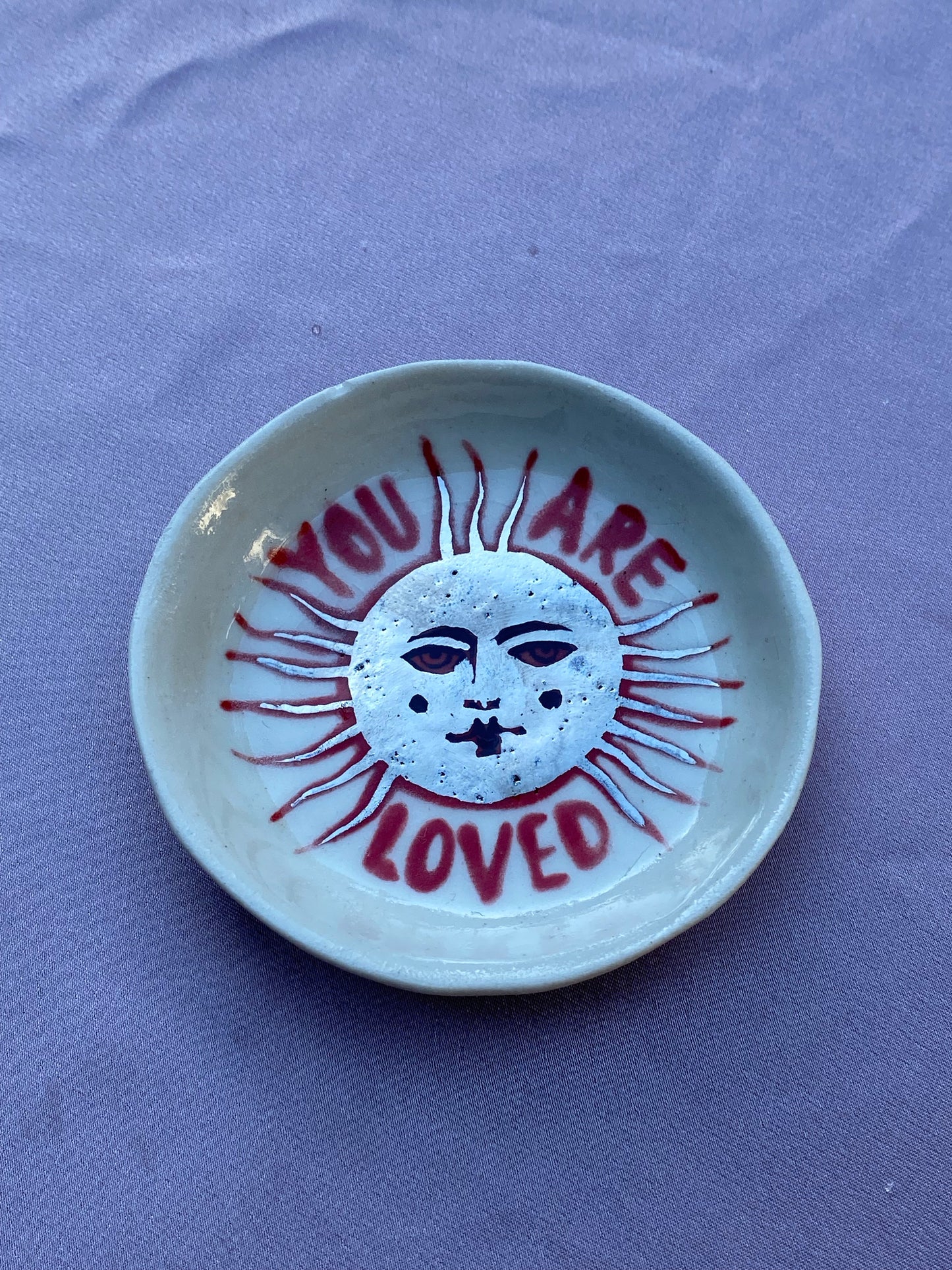 You are loved Moon - Small Dish