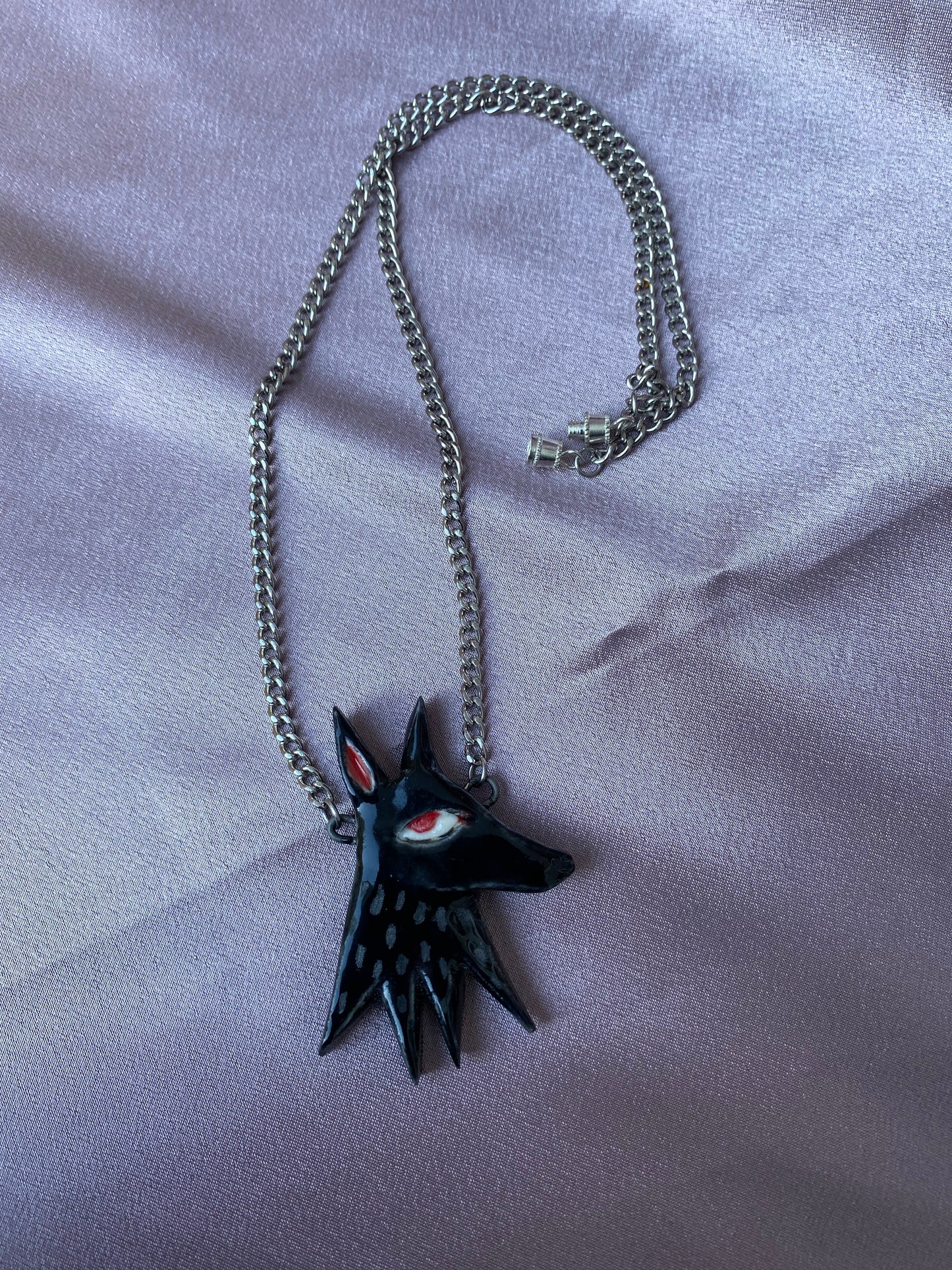 Wistful Wolf - Talisman Necklace