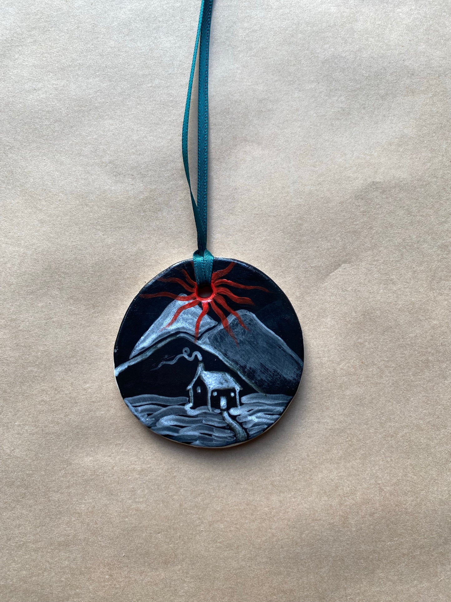 Winter Sunrise - Hanging Ornament