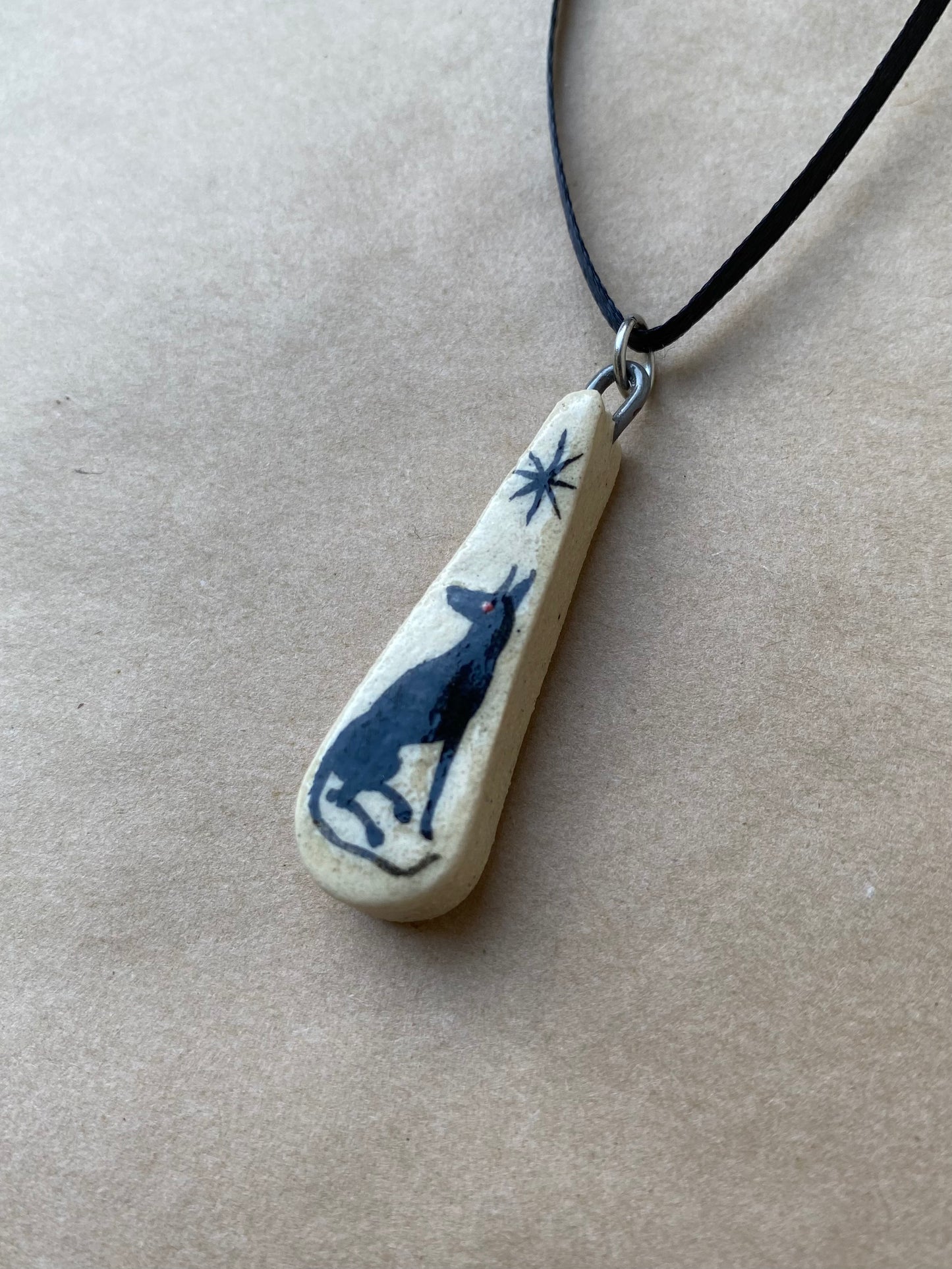 Wolf and Star - Pendant
