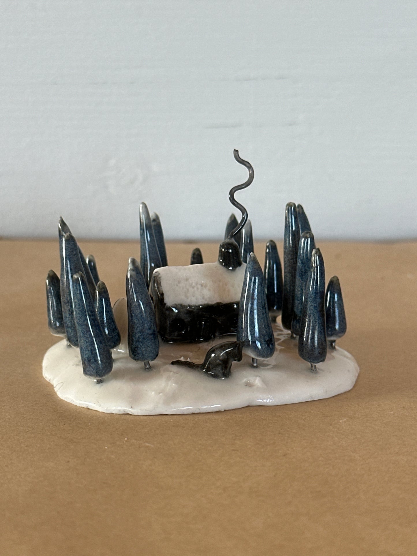There’s A Wolf Outside The Door -  Sculpture
