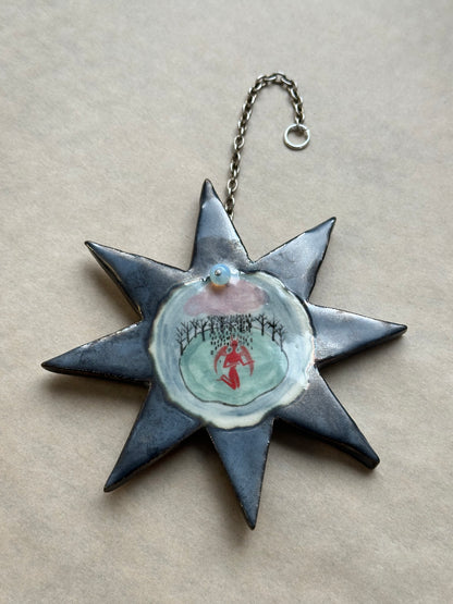 Heavens Tears - Ceramic Wall Charm