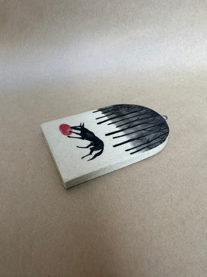 Winter Feast - Ceramic Wall Plaque