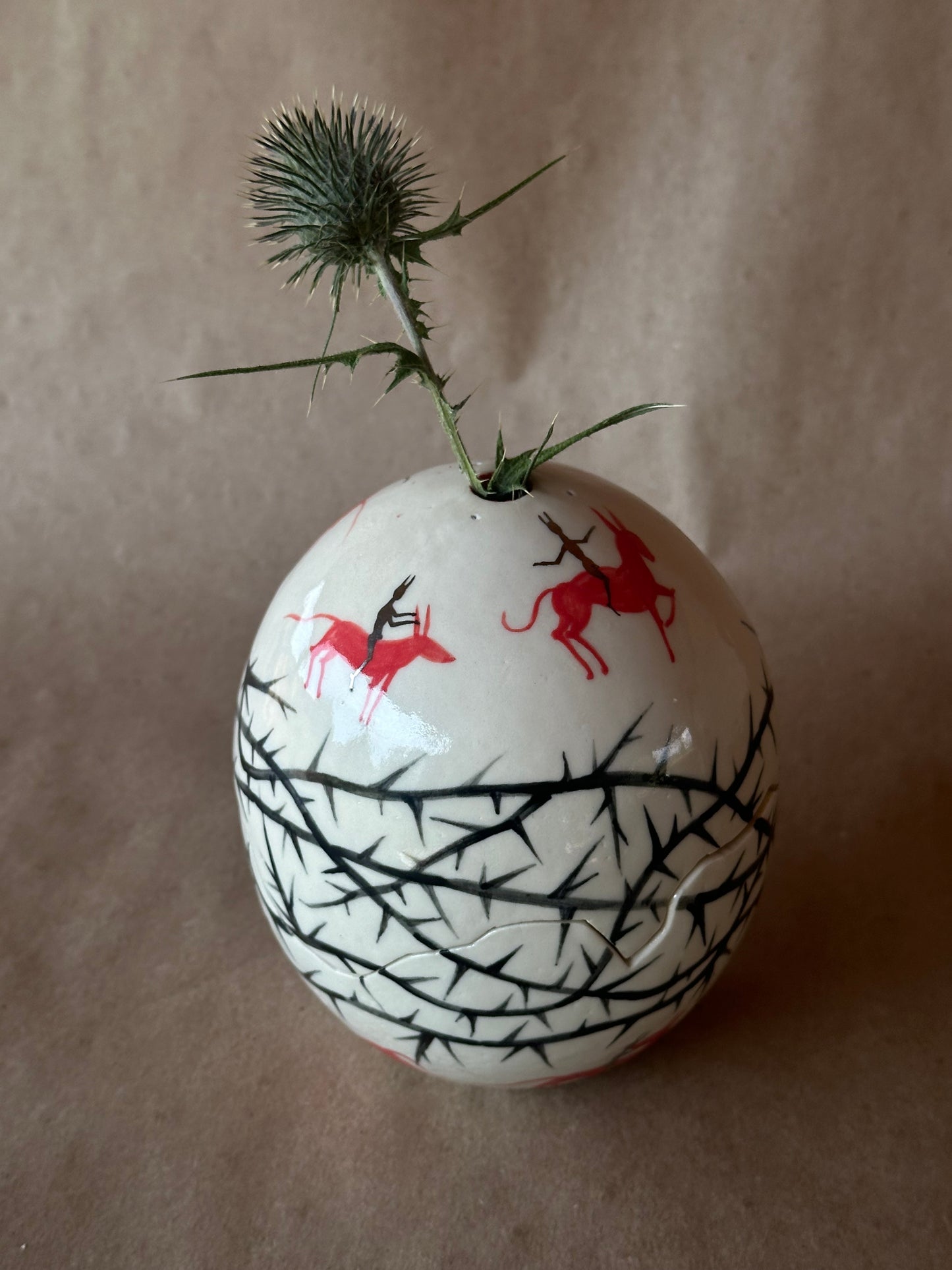 The Egg - Incense Burner / Vase