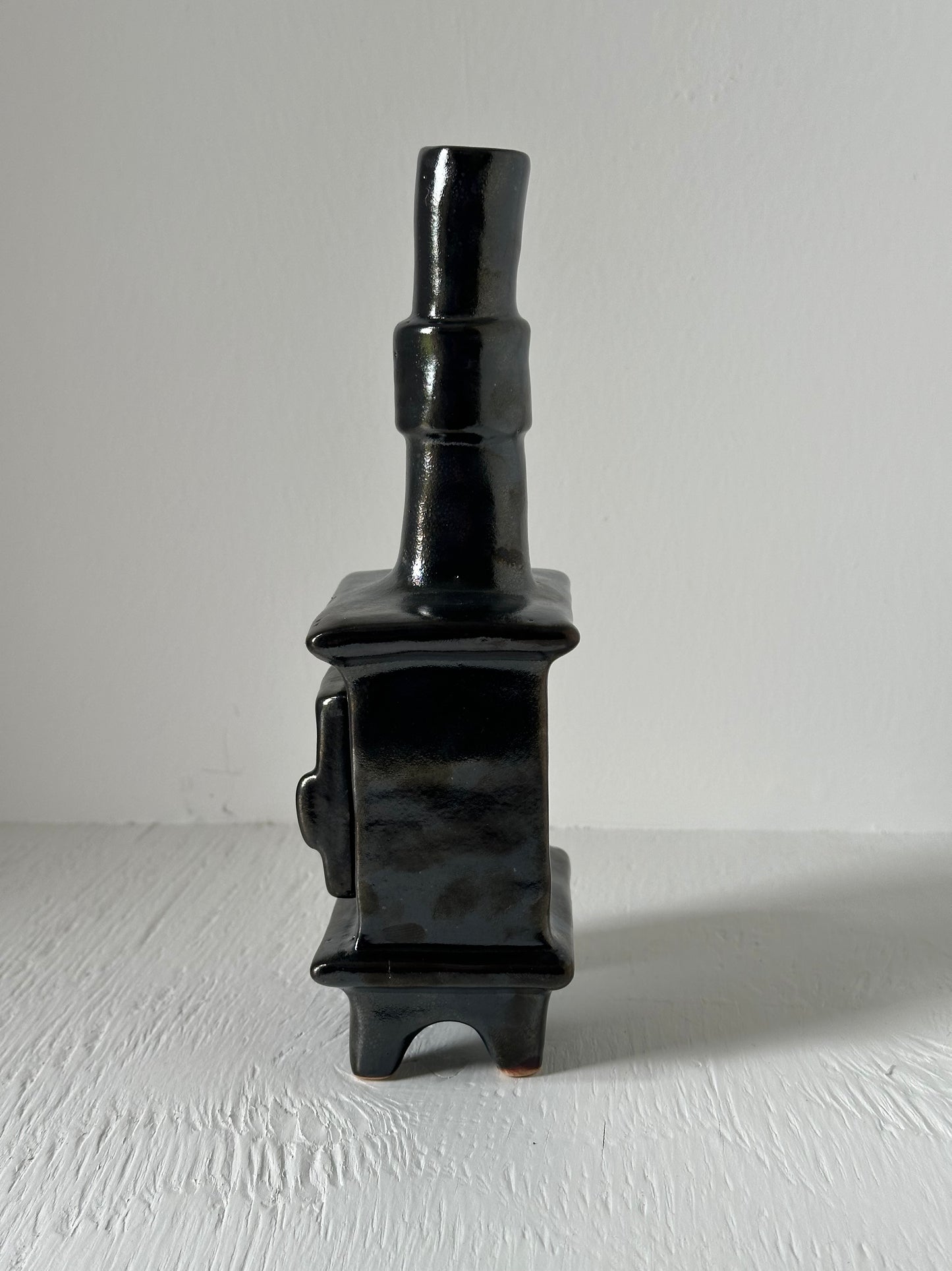 Ceramic Wood Stove - Incense Burner