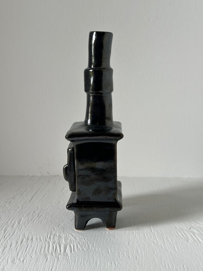 Ceramic Wood Stove - Incense Burner