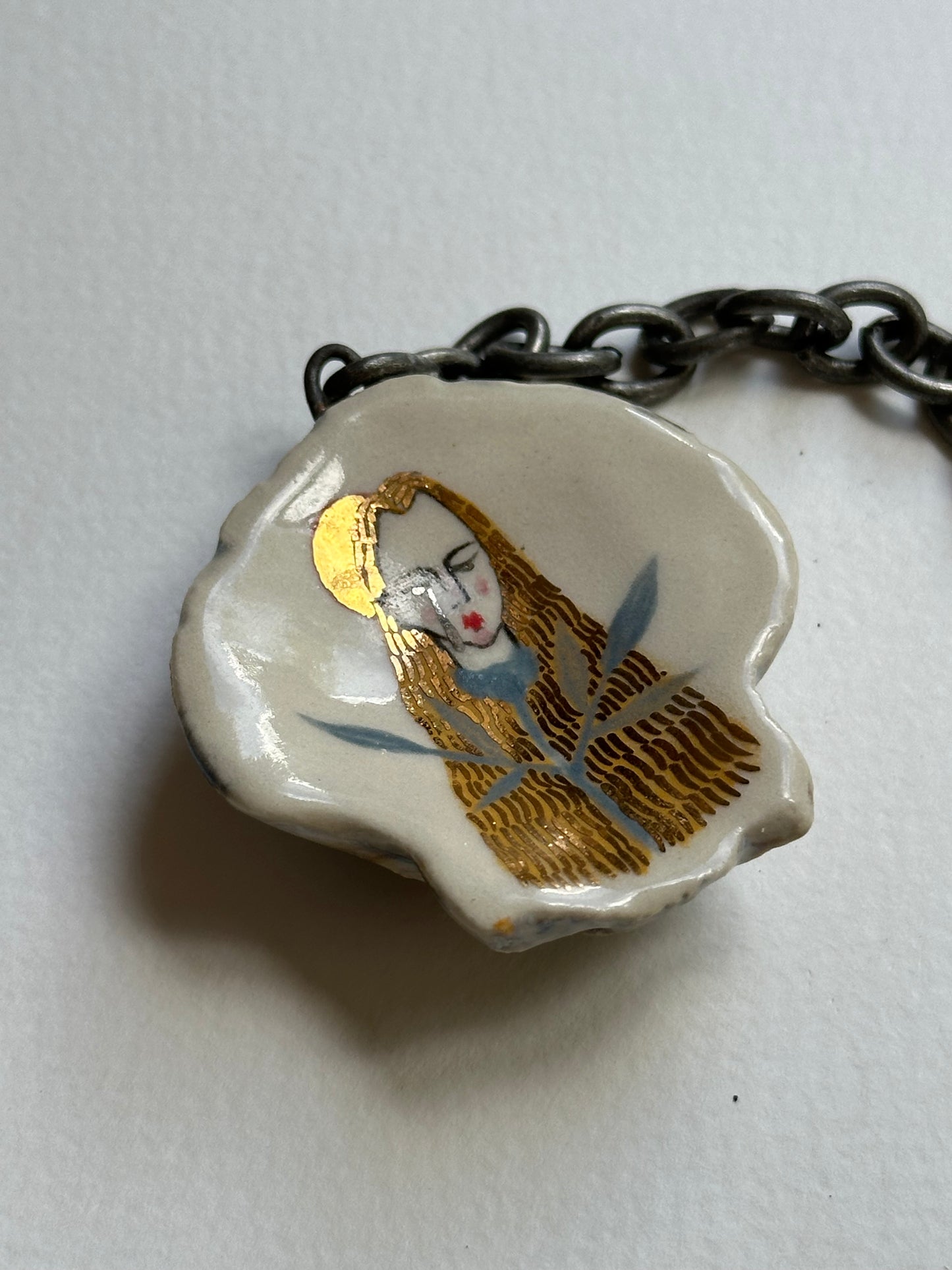 Flower Being - Shell Charm