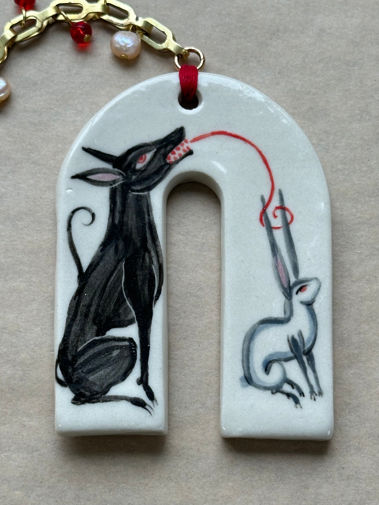 The Lick - Ceramic Wall Charm