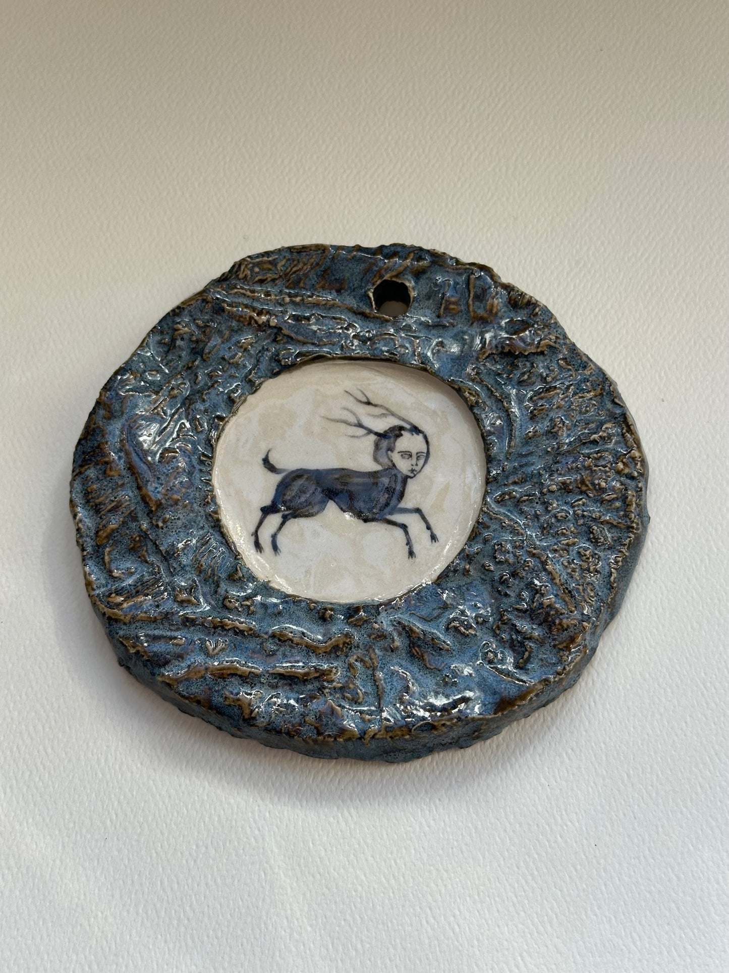 Cloven Horn - Ceramic Painting