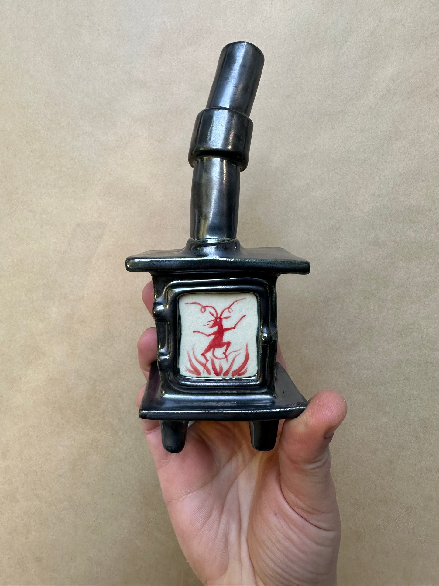 Woodstove Bong - mini