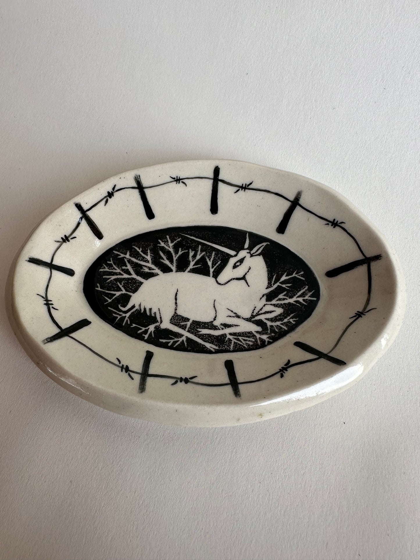 Captured Unicorn - Dish (c)