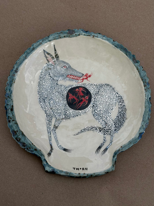 The Hunt For Heaven - Porcelain Painting