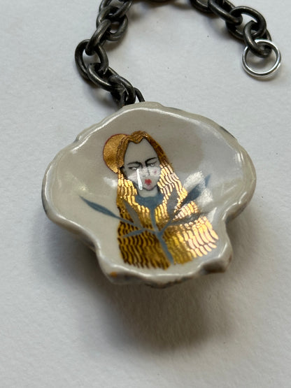 Flower Being - Shell Charm