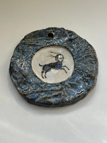 Cloven Horn - Ceramic Painting