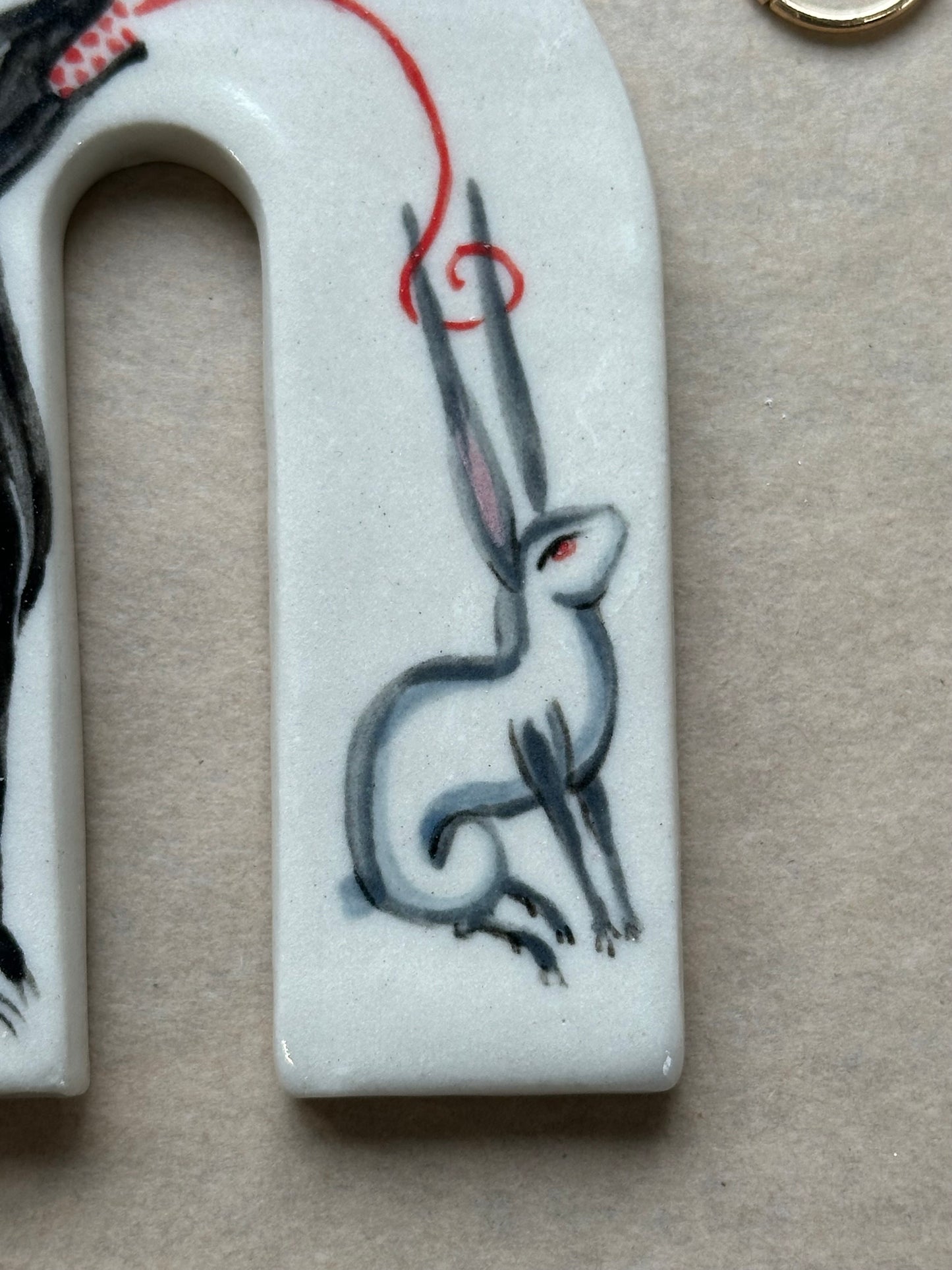 The Lick - Ceramic Wall Charm