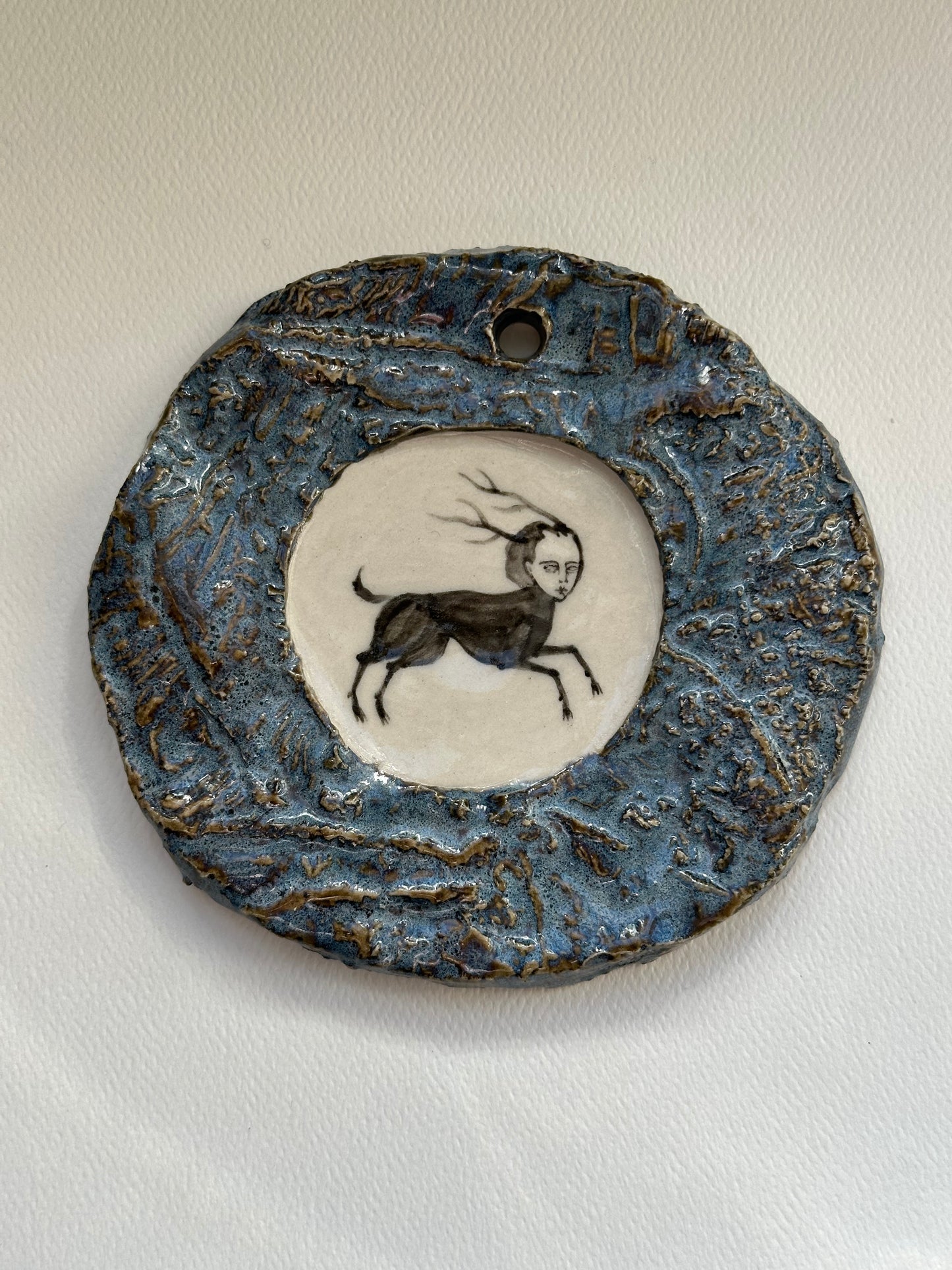Cloven Horn - Ceramic Painting