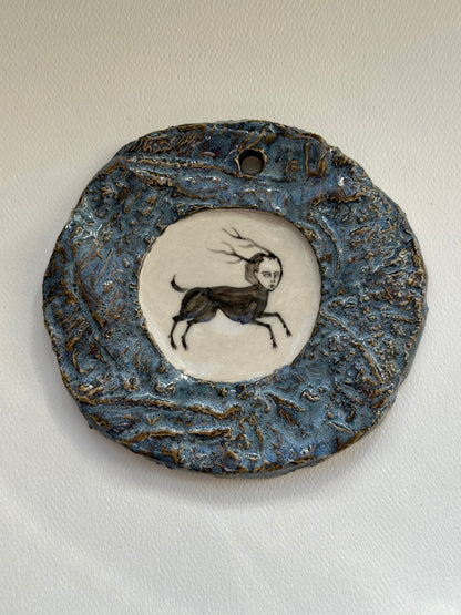 Cloven Horn - Ceramic Painting