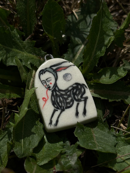 The Familiar Hare - Pendant