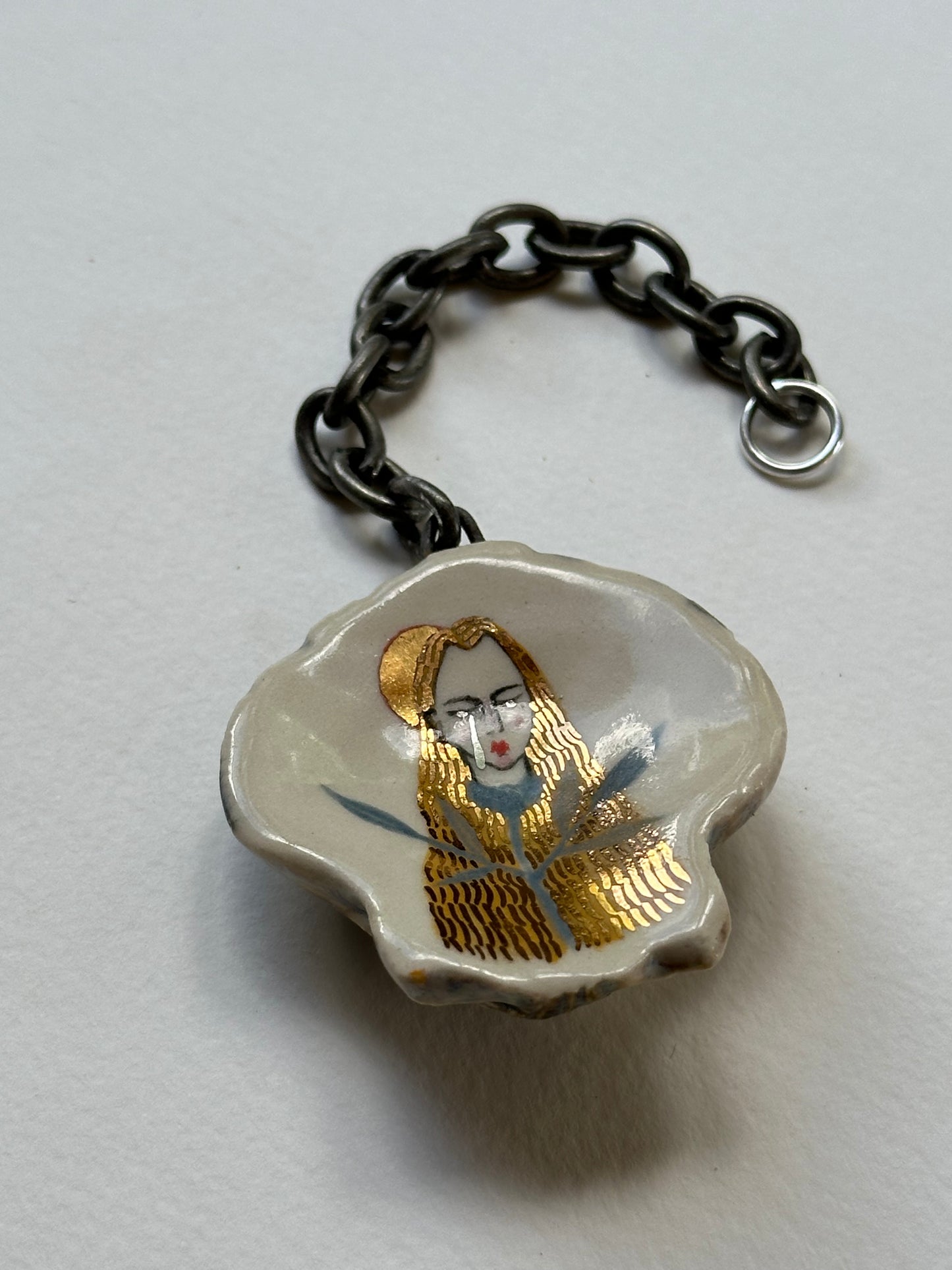 Flower Being - Shell Charm