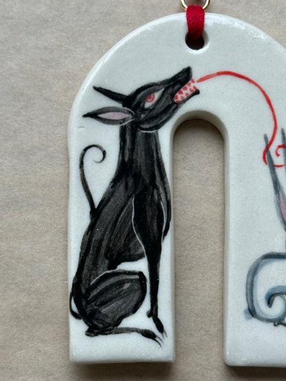 The Lick - Ceramic Wall Charm