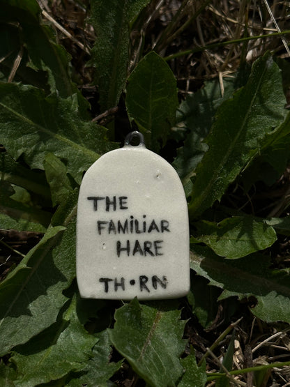 The Familiar Hare - Pendant