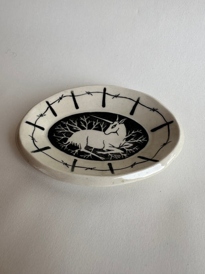 Captured Unicorn - Dish (c)