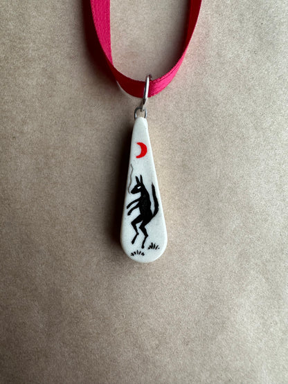 Midnight Wolf - Pendant