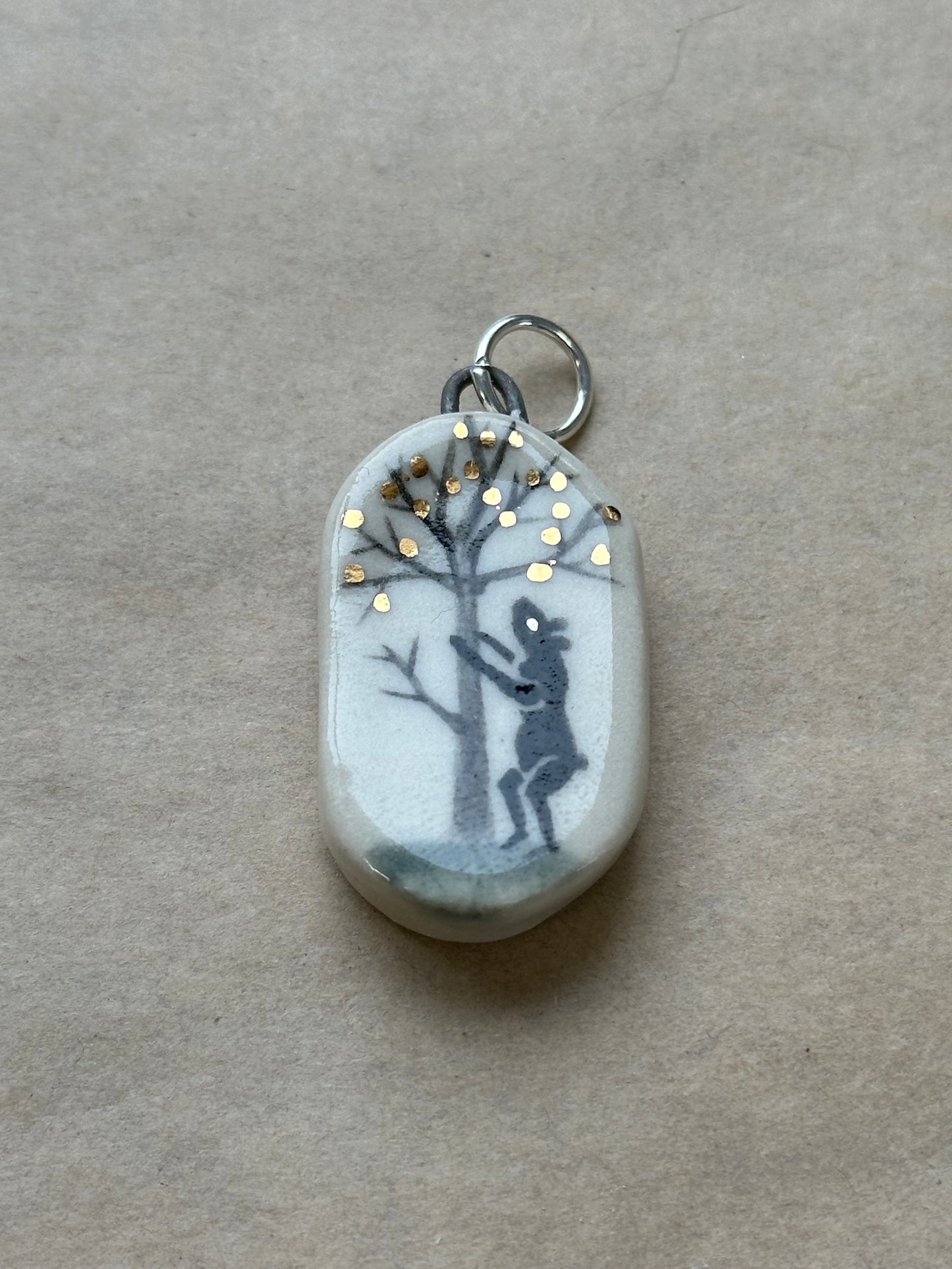 The Bear and the Apple Tree - Pendant