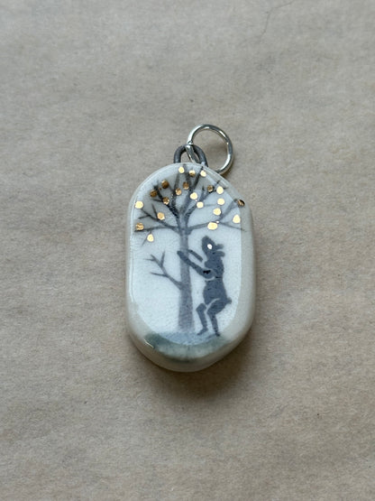 The Bear and the Apple Tree - Pendant