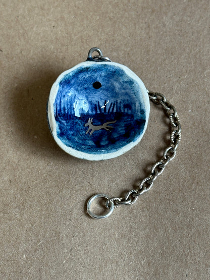 Midnight Wolf - Shell Charm