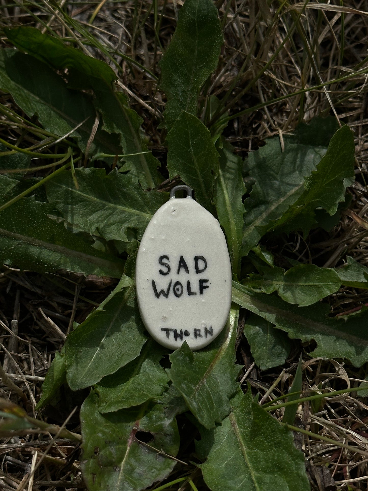 Sad Wolf - Pendant