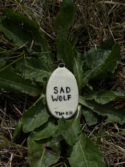 Sad Wolf - Pendant