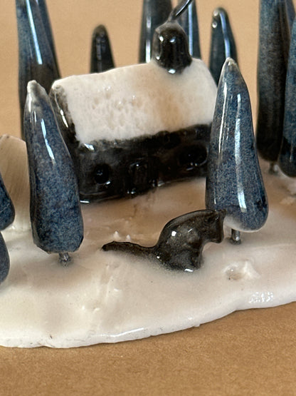 There’s A Wolf Outside The Door -  Sculpture