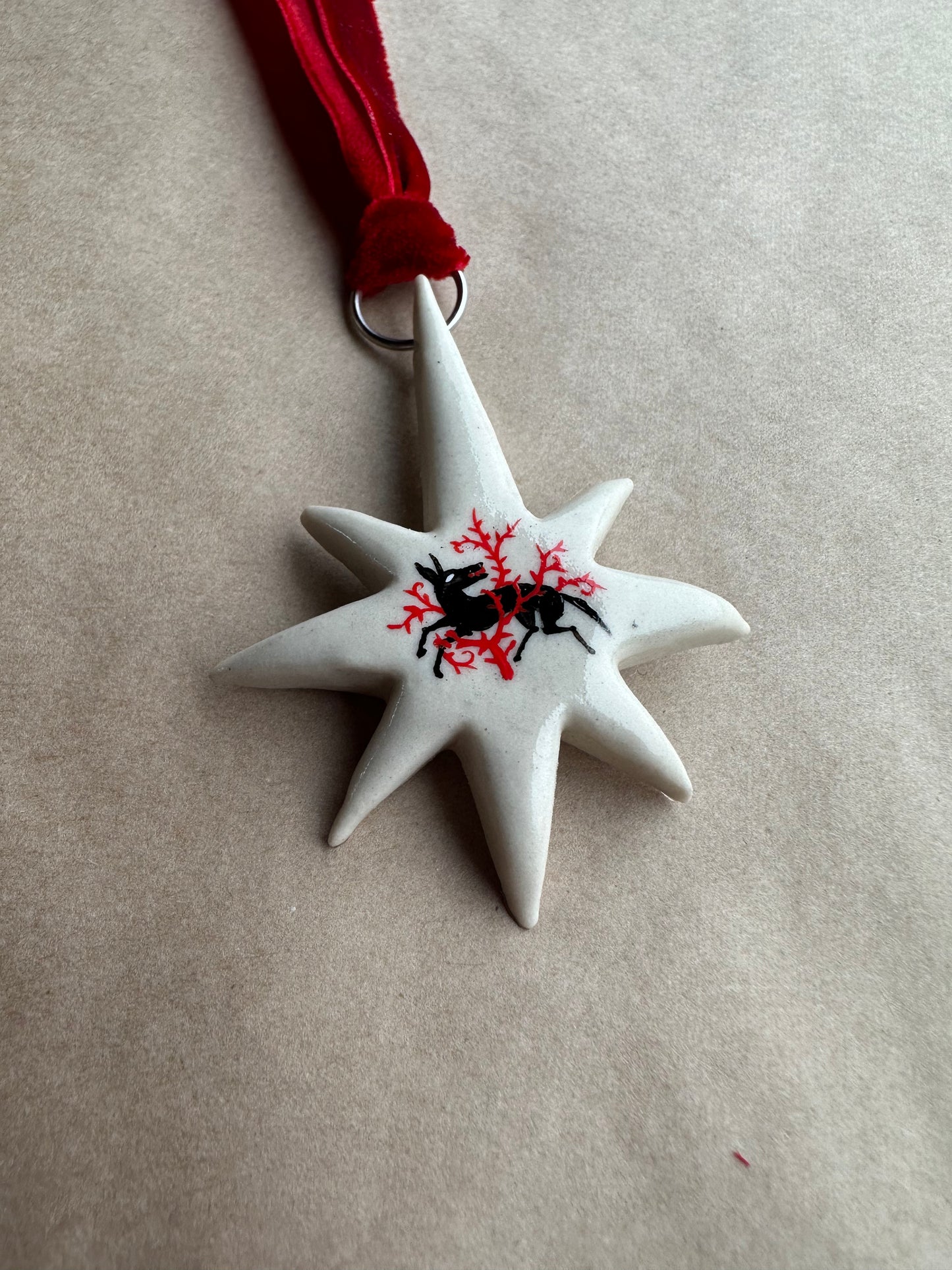 Tangled Wolf - Pendant