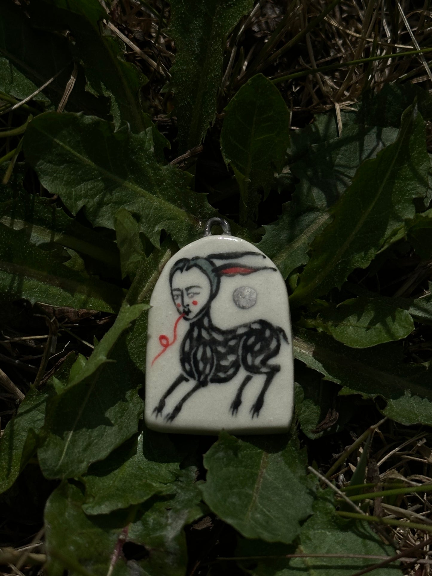 The Familiar Hare - Pendant