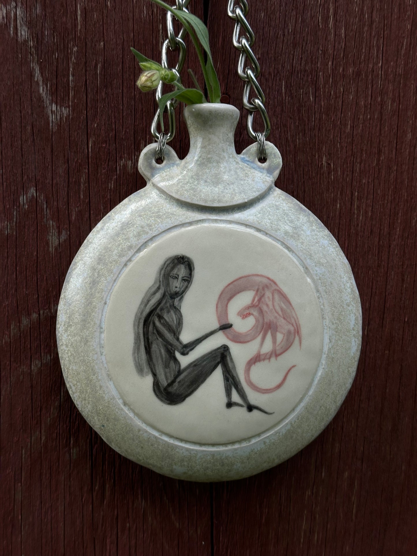 The Thought and The Listener - Wall Vase