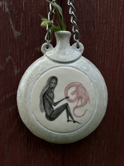 The Thought and The Listener - Wall Vase