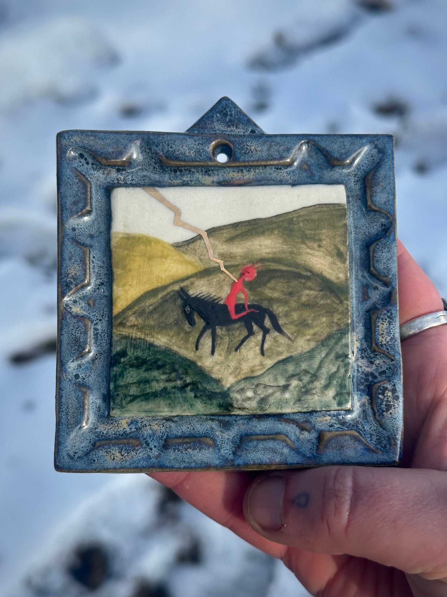 The Unforgiving Realm - Ceramic Painting