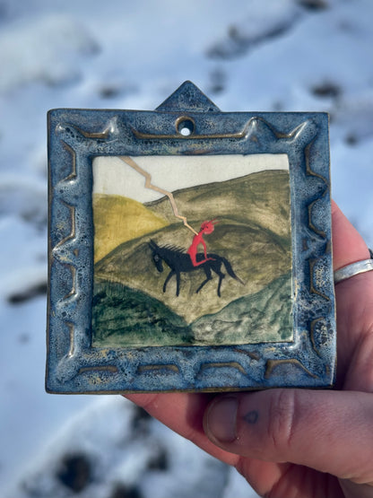 The Unforgiving Realm - Ceramic Painting