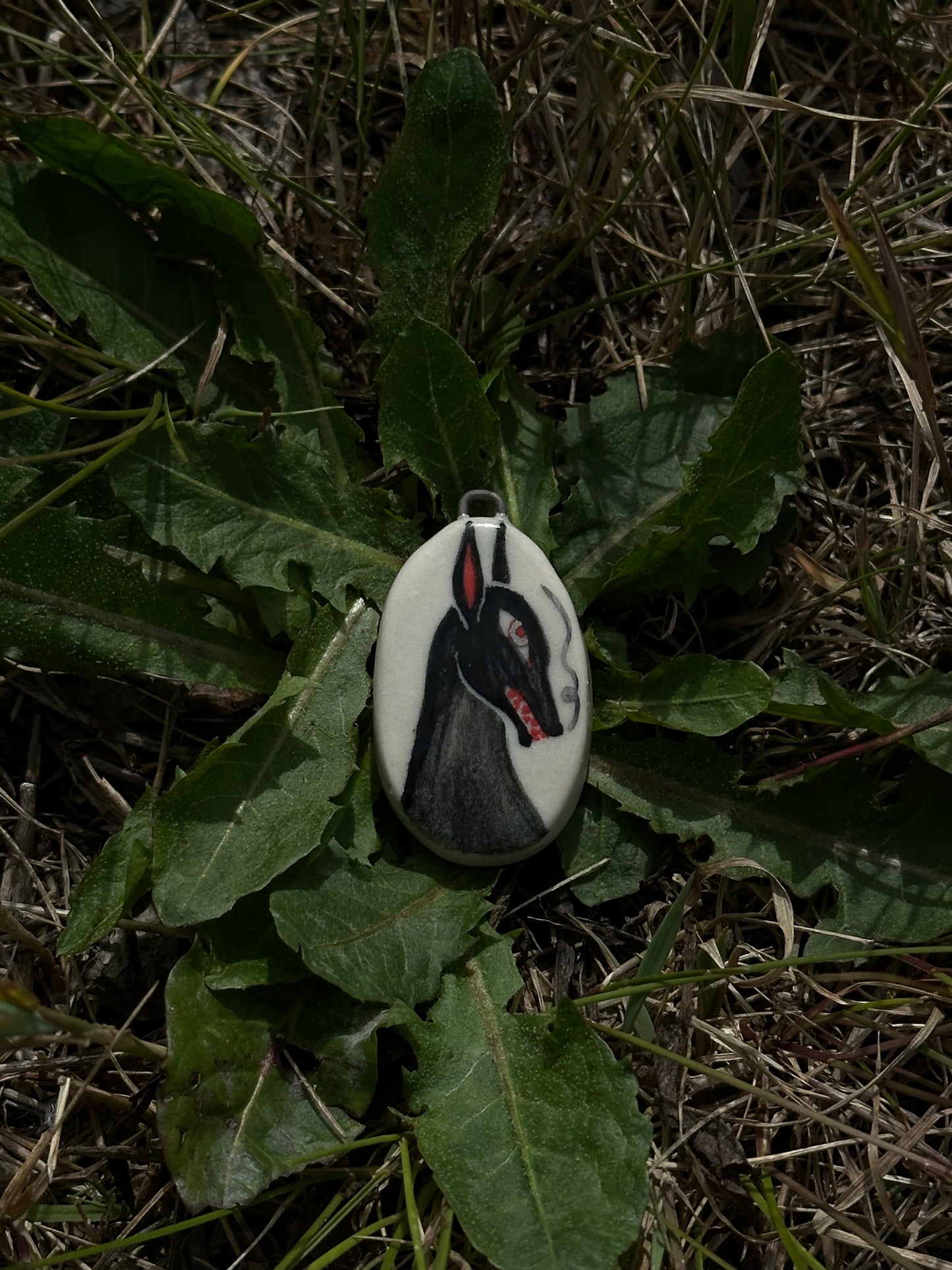 Sad Wolf - Pendant