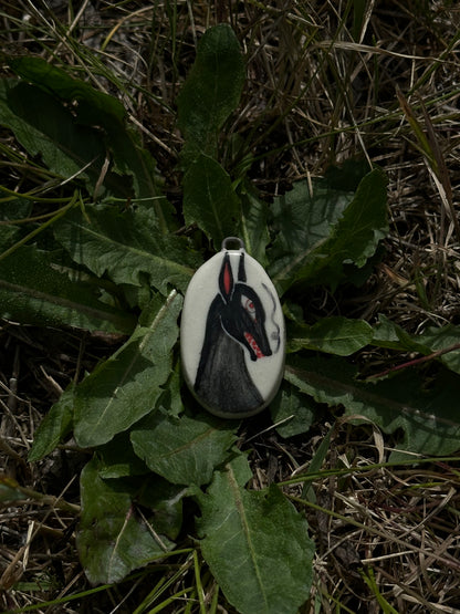 Sad Wolf - Pendant