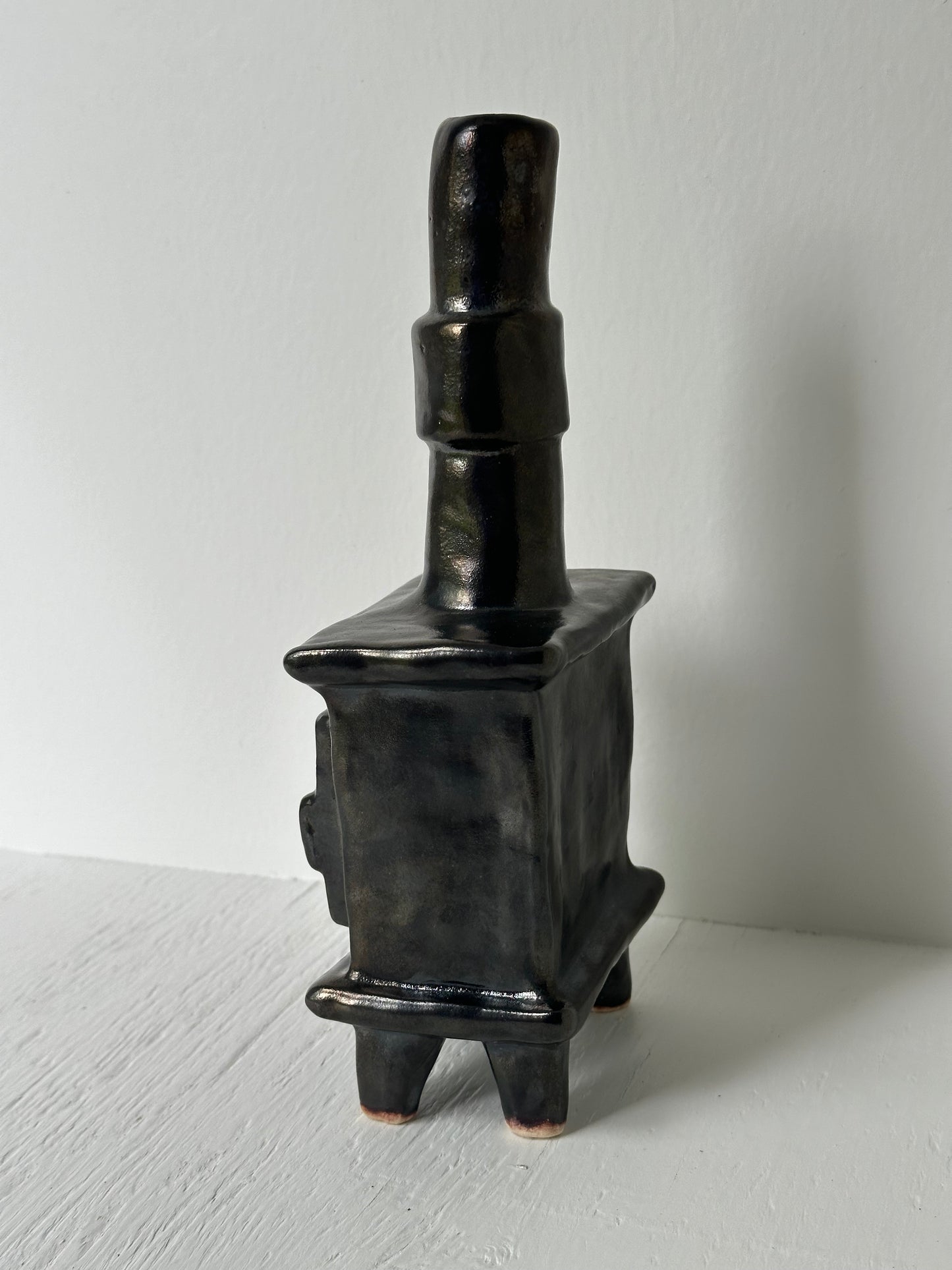 Porcelain Wood Stove - Incense Burner