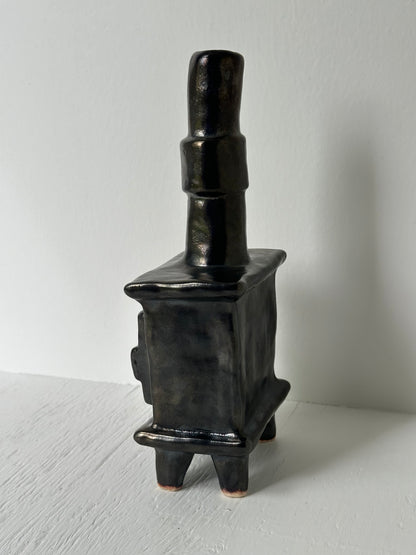 Porcelain Wood Stove - Incense Burner