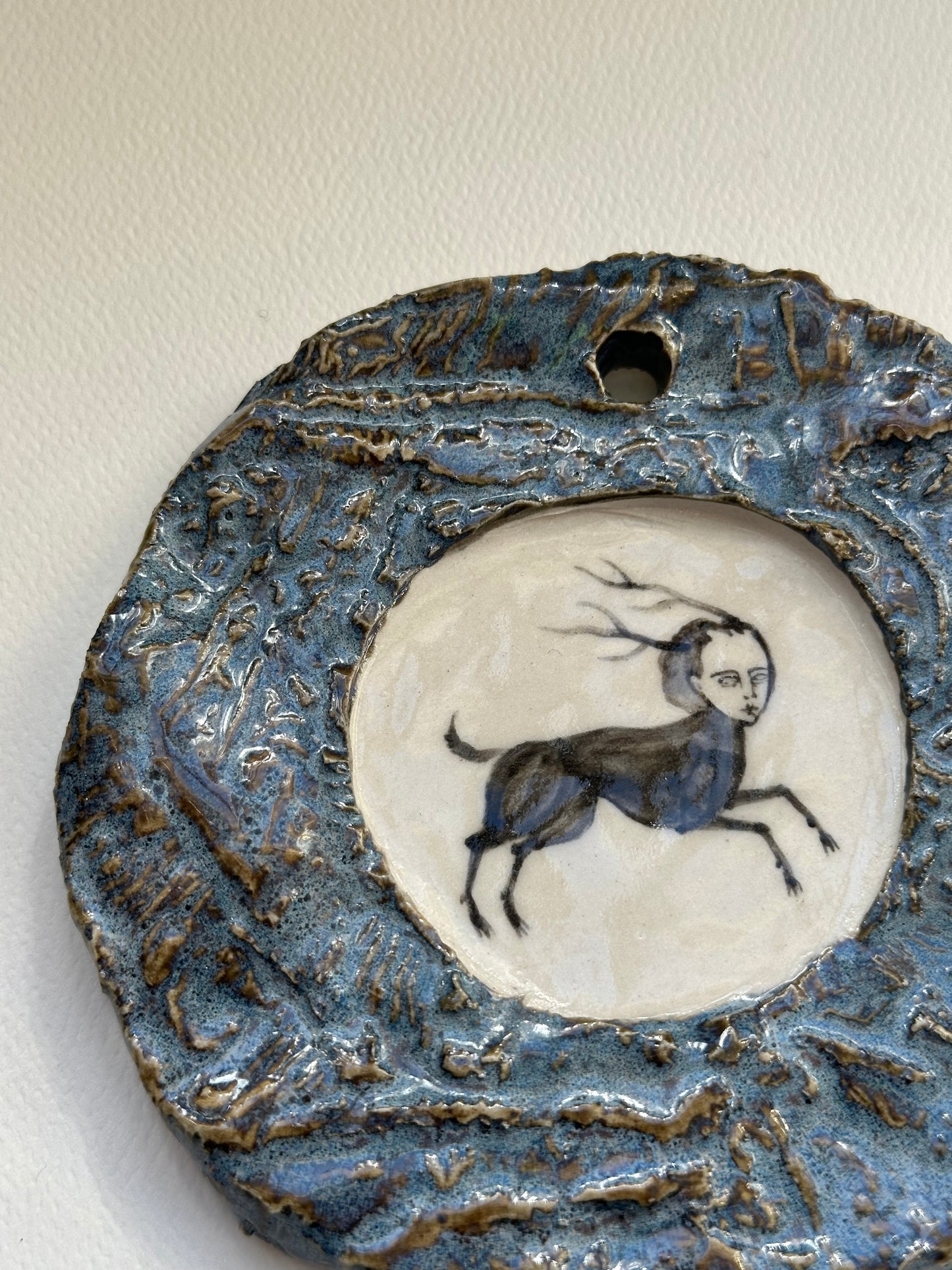 Cloven Horn - Ceramic Painting