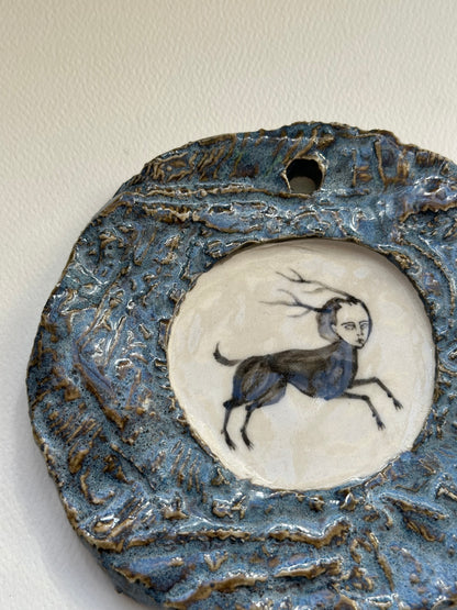 Cloven Horn - Ceramic Painting