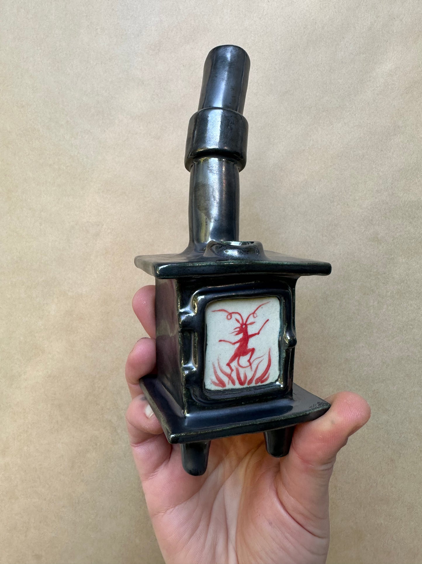 Woodstove Bong - mini