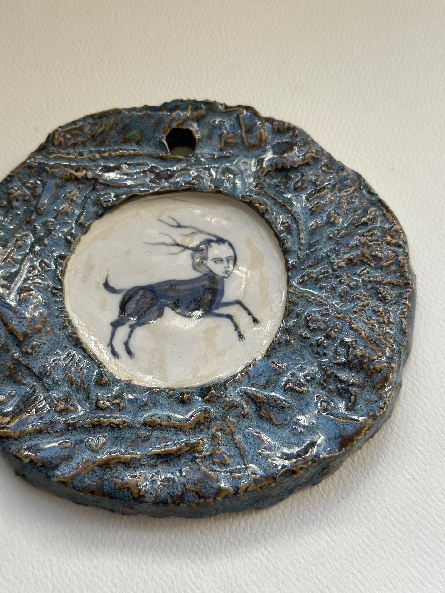 Cloven Horn - Ceramic Painting